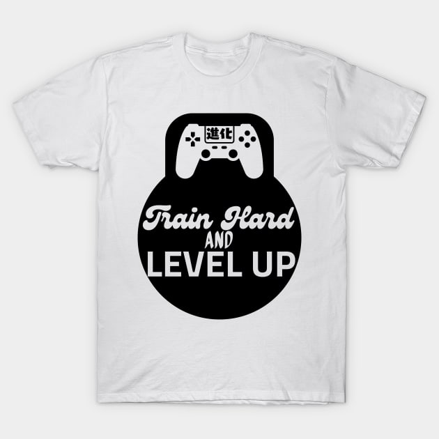 Jinka: Train Hard to Level Up T-Shirt by J335tudi0z